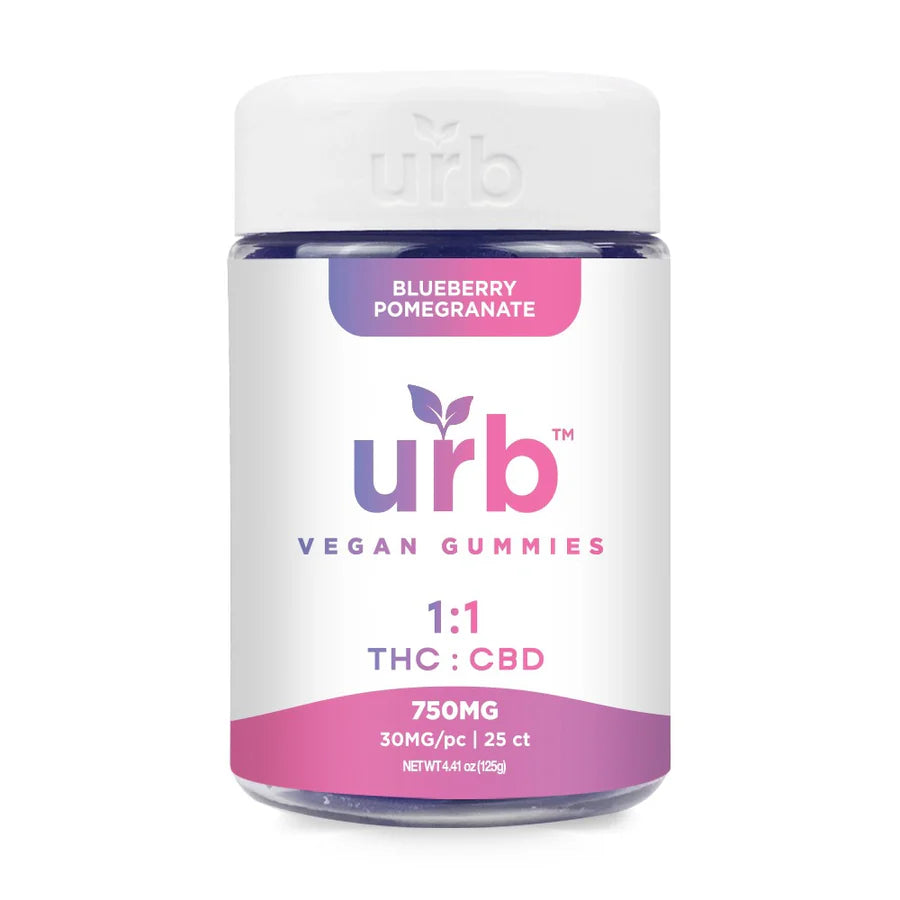 Urb 1:1 THC CBD Gummies 750MG