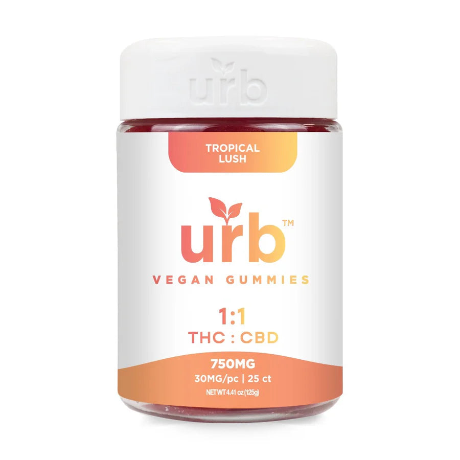 Urb 1:1 THC CBD Gummies 750MG