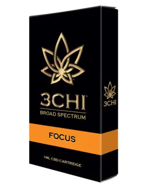 3Chi CBD Focused Blend 1ml Vape Cart – Focus Formula for Clarity and Mental Support