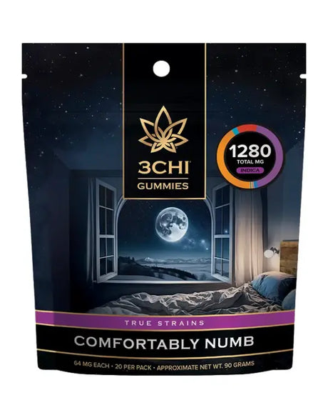 3Chi's Comfortably Numb True Strain Gummies- 20ct