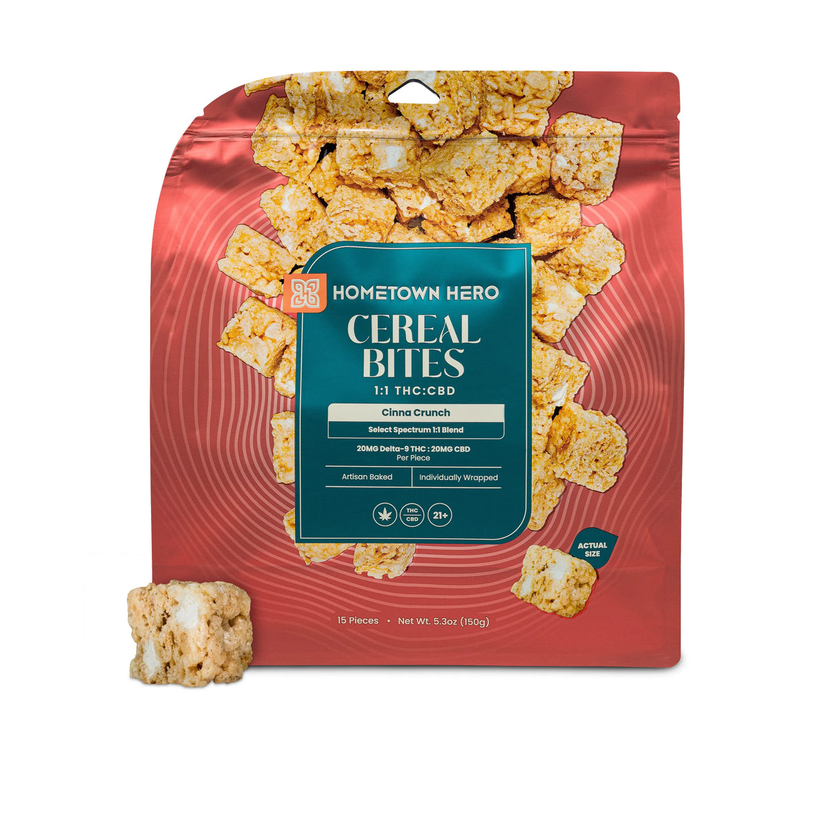 Hometown Hero Cereal Bites - THC + CBD