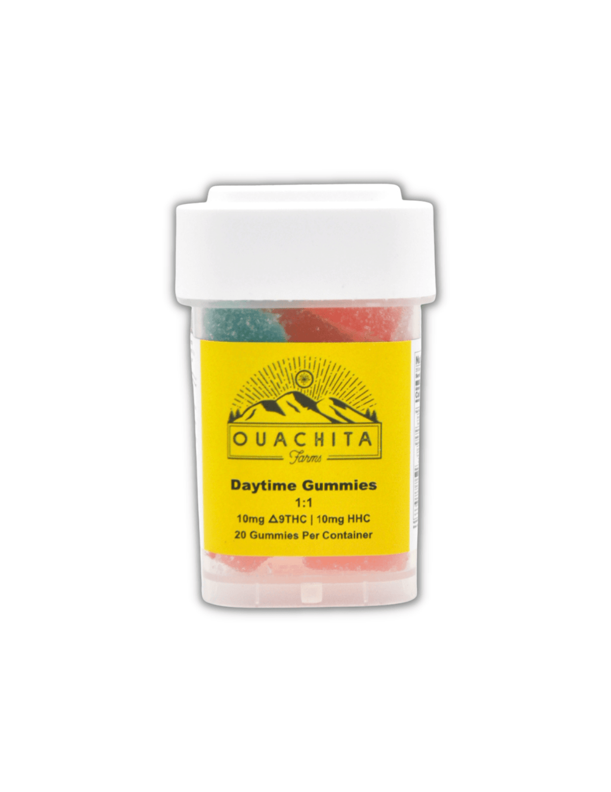 Ouachita Farms Daytime Gummies 1:1 Delta 9 THC | HHC