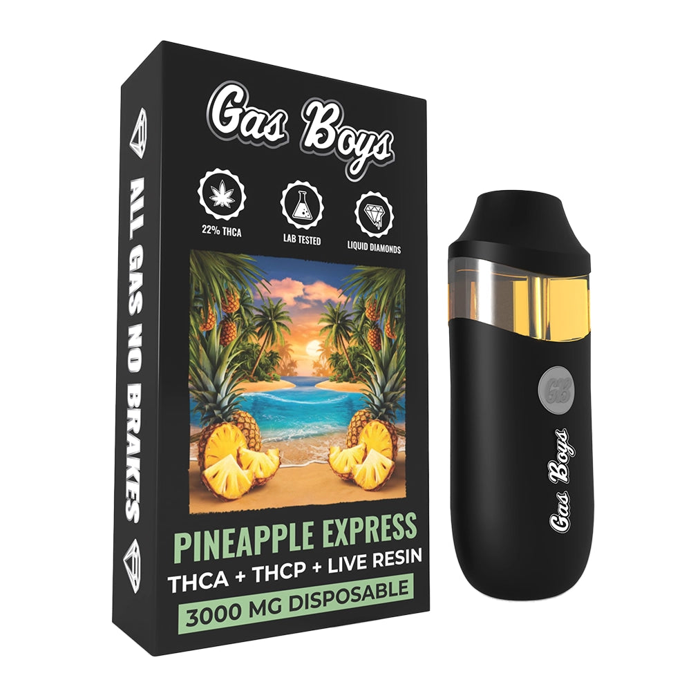 Gas Boys Pineapple Express Live Resin THCa THCp Disposable 3g