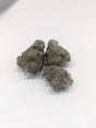 Cured flower buds of Purple Kush Indoor Exotic THCa Flower