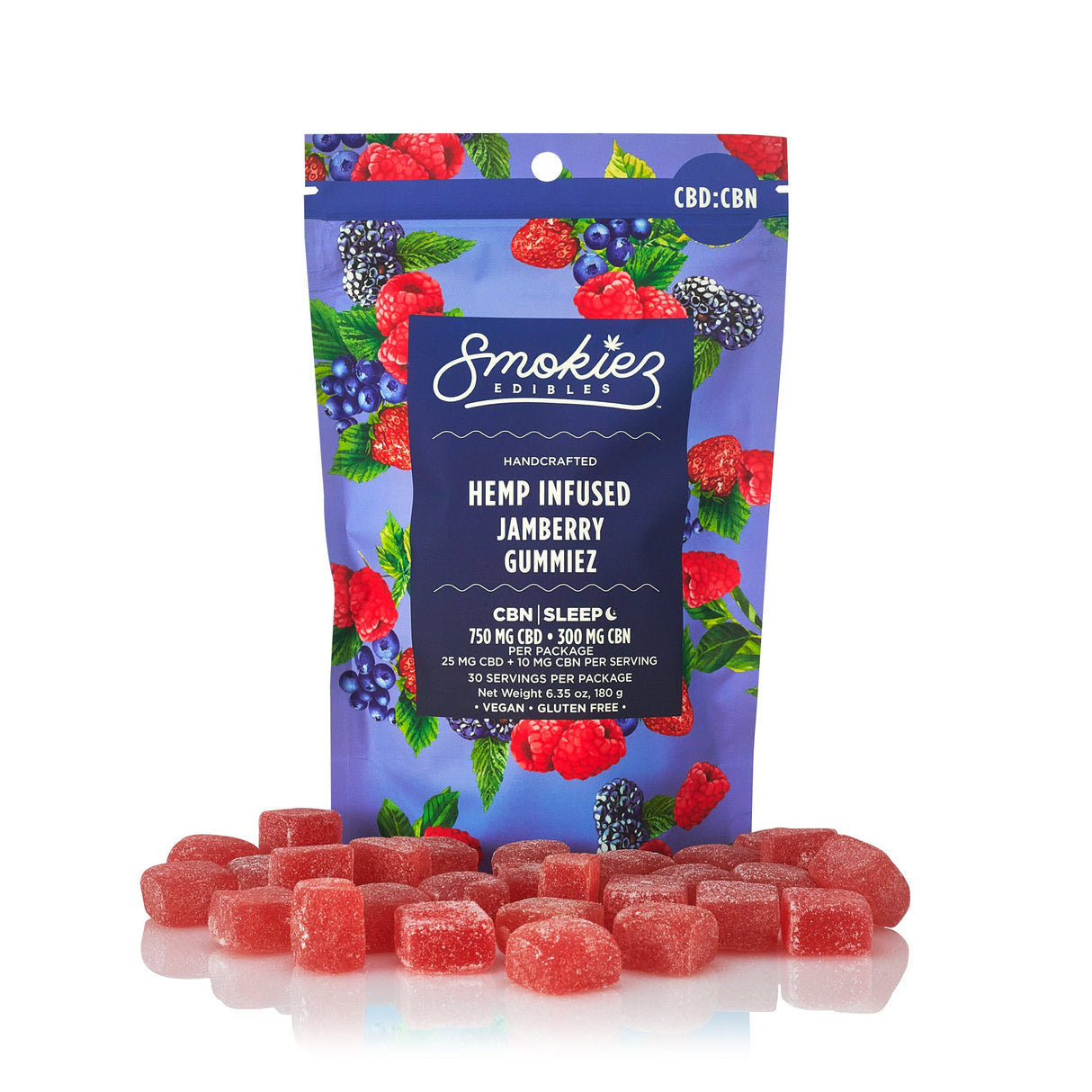 Smokiez Gummies CBD 750mg CBD : 300mg CBN 30ct