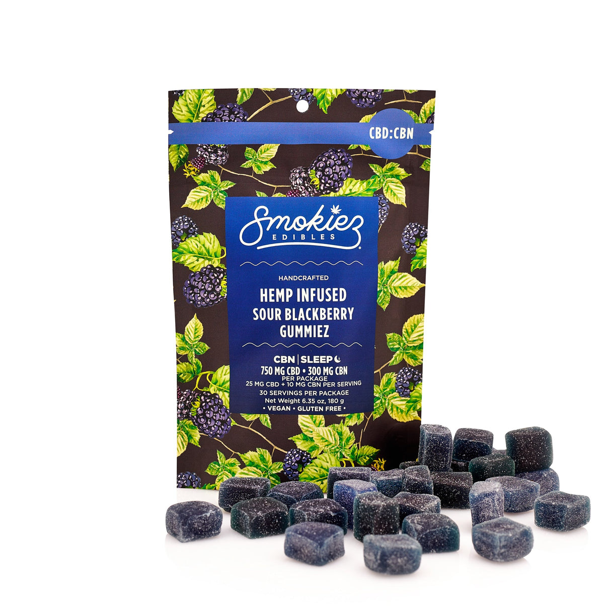 Smokiez Gummies CBD 750mg CBD : 300mg CBN 30ct