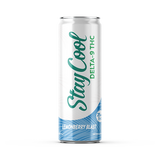 Can of Stay Cool 25mg Delta-9 THC Drink in Lemonberry Blast Flavor