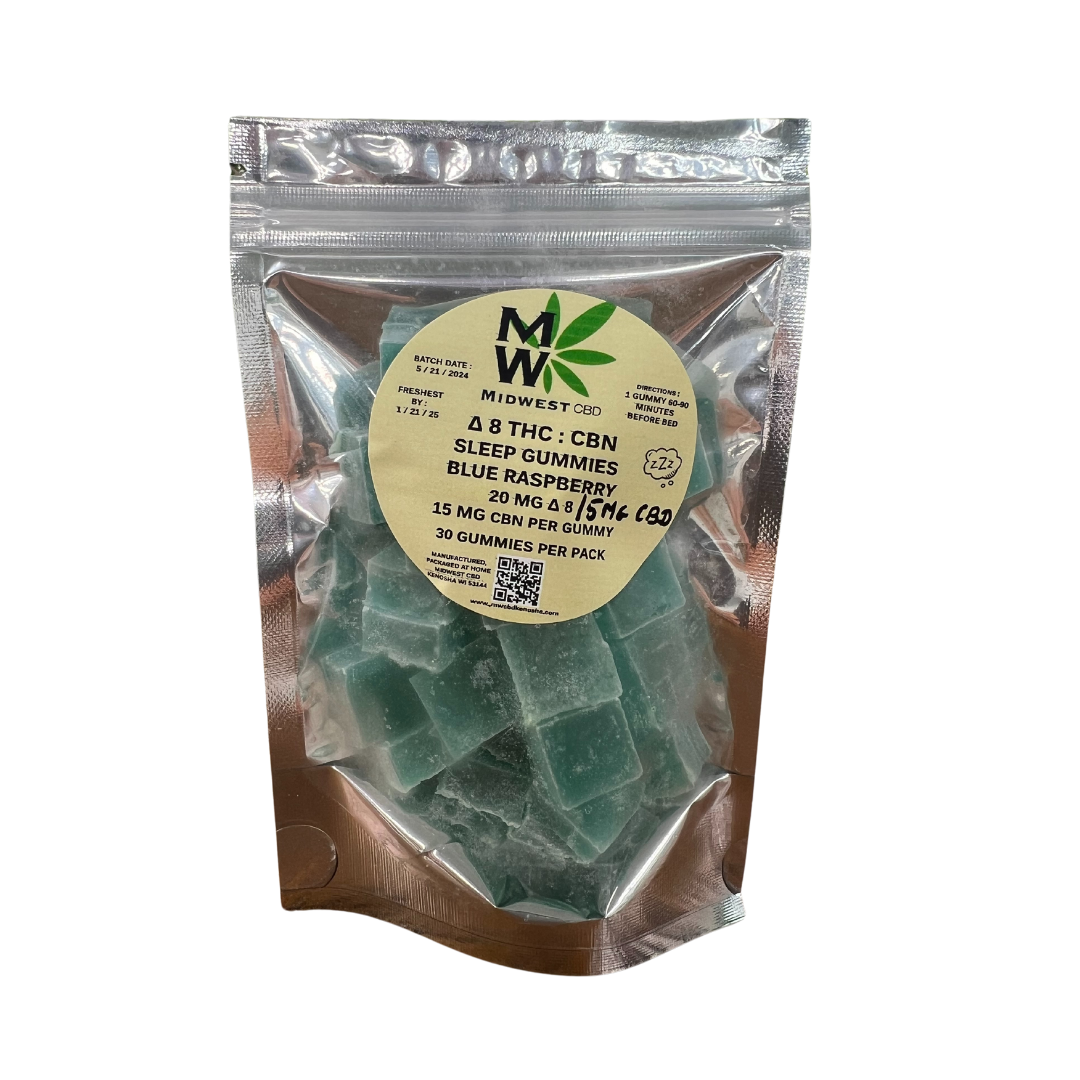 Midwest CBD Delta 8 Sleep Gummies